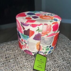 NWT Kate Spade Floral Travel Jewelry Organizer Box